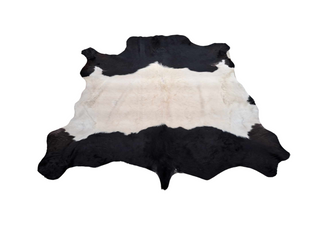 Black Belted Galloway Cow Hide