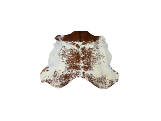 Red and White Speckle Park Cow Hide