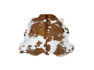 Tan and White Cow Hide