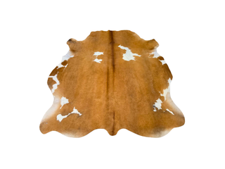 Tan and White Cow Hide