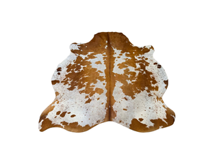 Tan and White Cow Hide