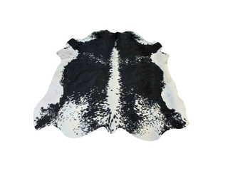 Black and White Speckled Cow Hide