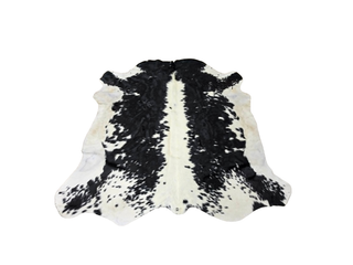 Black and White Speckled Cow Hide