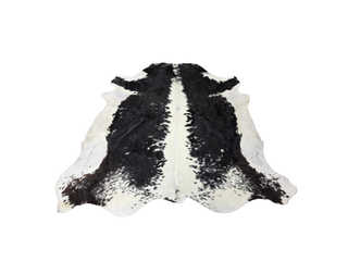 Black and White Speckled Cow Hide