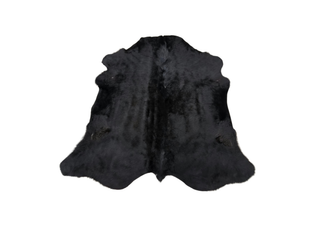 Black Cow Hide